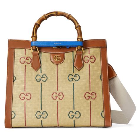 gucci tote medium|gucci diana medium tote bag.